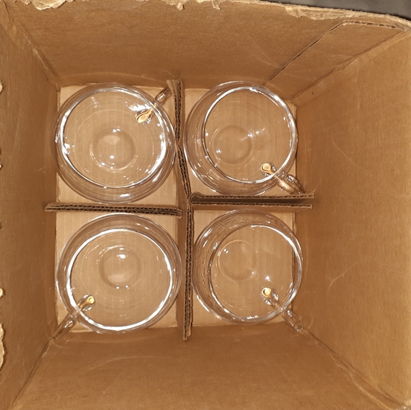 Vintage 10 hand blown glass Punch cups - Riekes-Crisa. - Picture 4 of 4